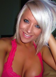 Monroe Lee in a pink top and white panties!